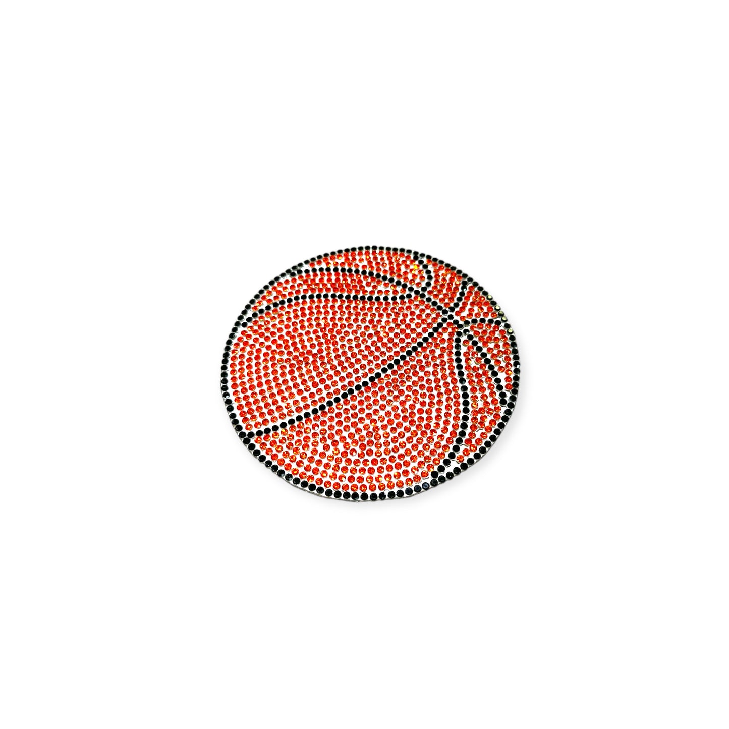Basketball Hot-fix Rhinestone Patch 2414