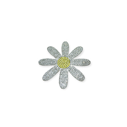 Daisy Hot-fix Rhinestone Patch 2417