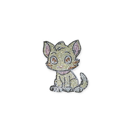 Kitty Rhinestone Patch 2412