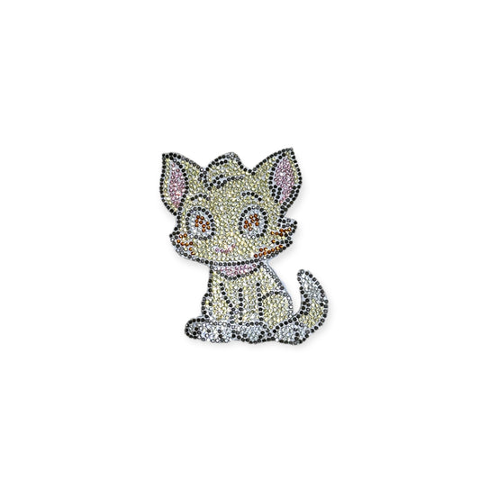 Kitty Rhinestone Patch 2412