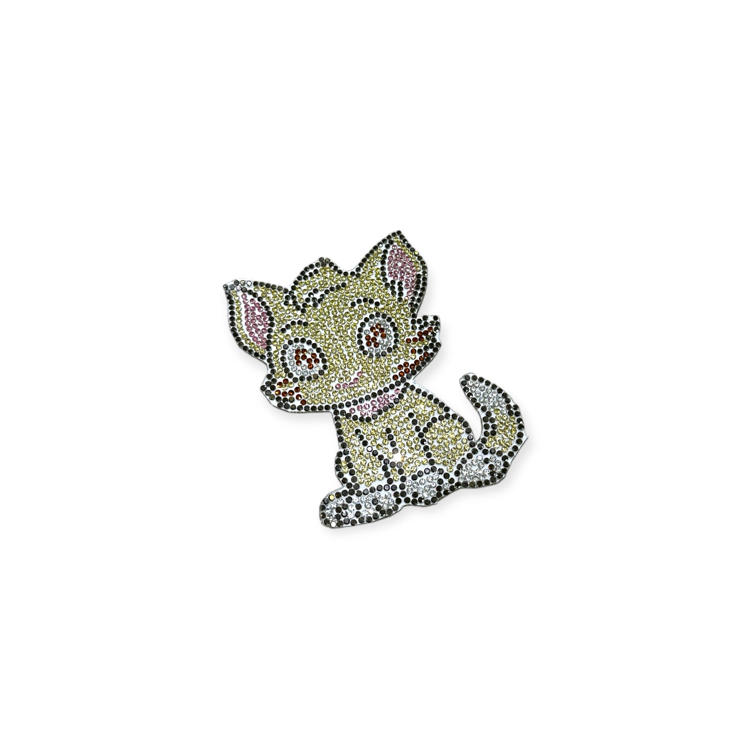 Kitty Rhinestone Patch 2412