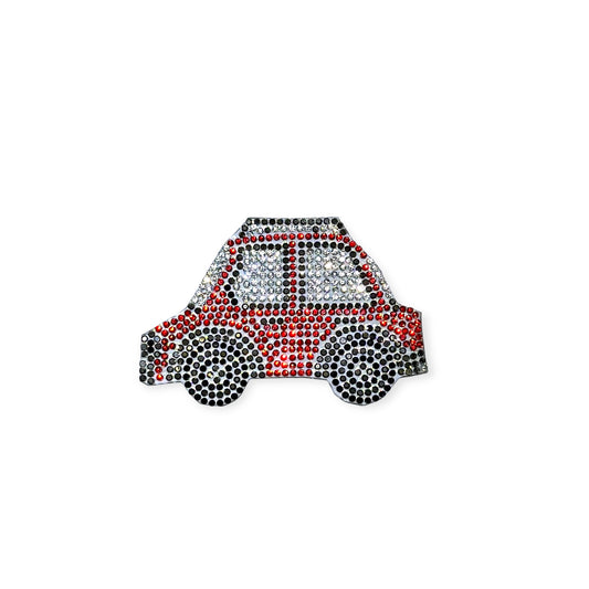 Red Car Hot-fix Rhinestone Patch 2413