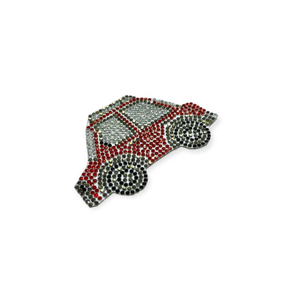 Red Car Hot-fix Rhinestone Patch 2413