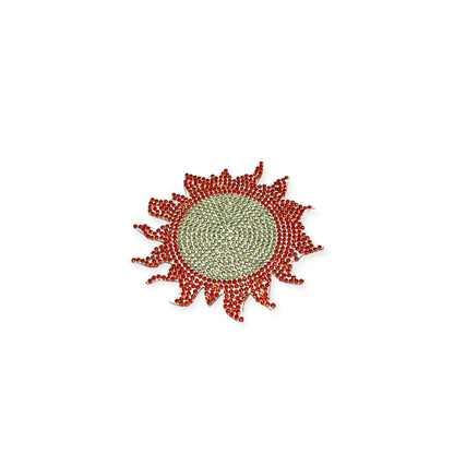 Sun Hot-fix Rhinestone Patch 2416