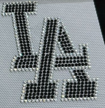 NEW** LA Hot-fix Rhinestone Patch  264626