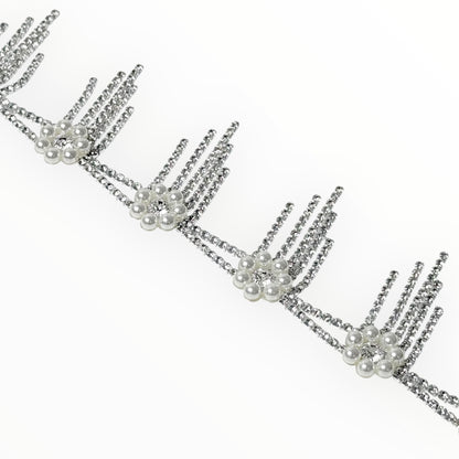 Rhinestone Pearl Trim by yard LSM-045-10Y