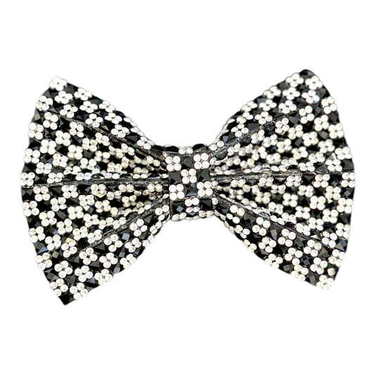 Rhinestone Checker Bow 404699