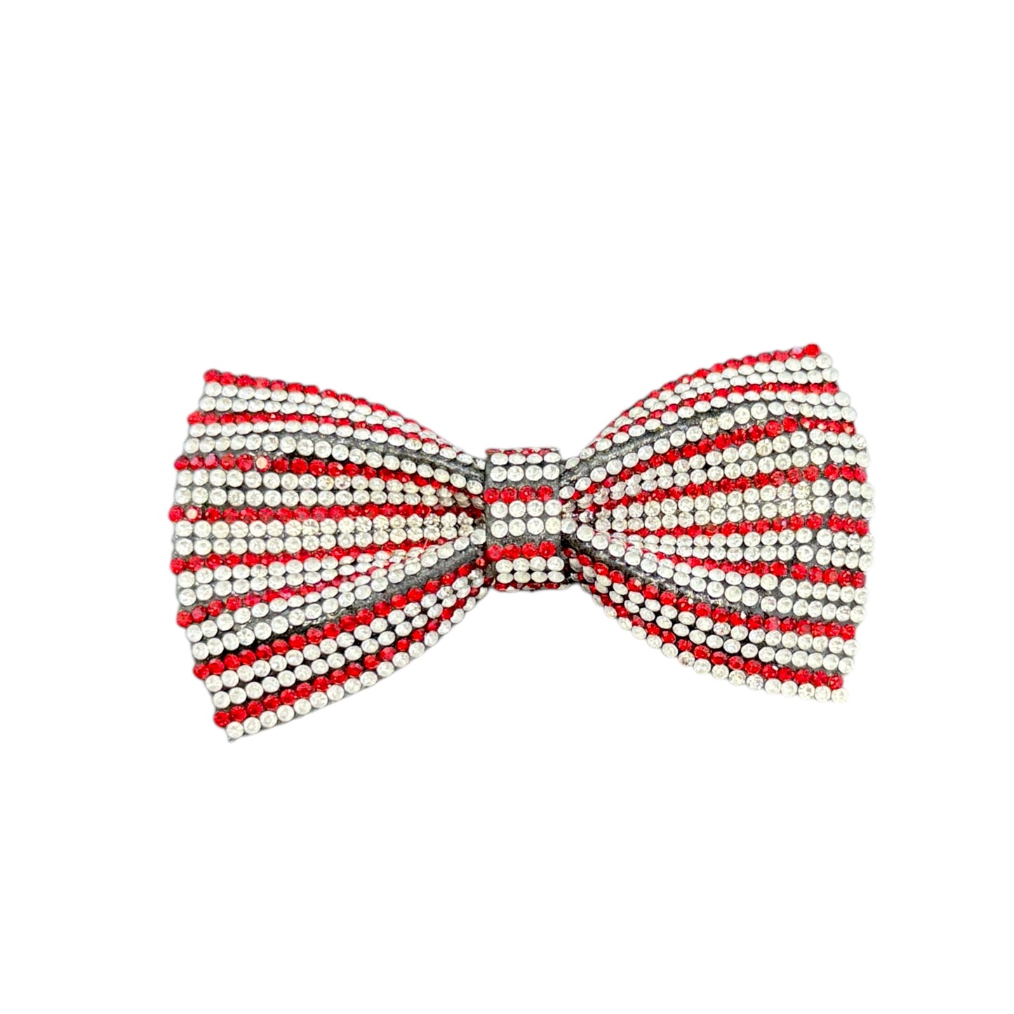 Rhinestone Stripes Bow 404698