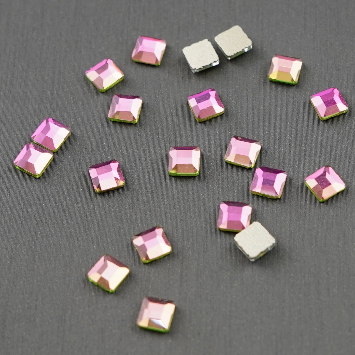 Square shape Rhinestone 4x4mm NON Hot-fix Mini Bag 2311