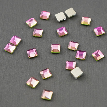 Square shape Rhinestone 4x4mm NON Hot-fix Mini Bag 2311