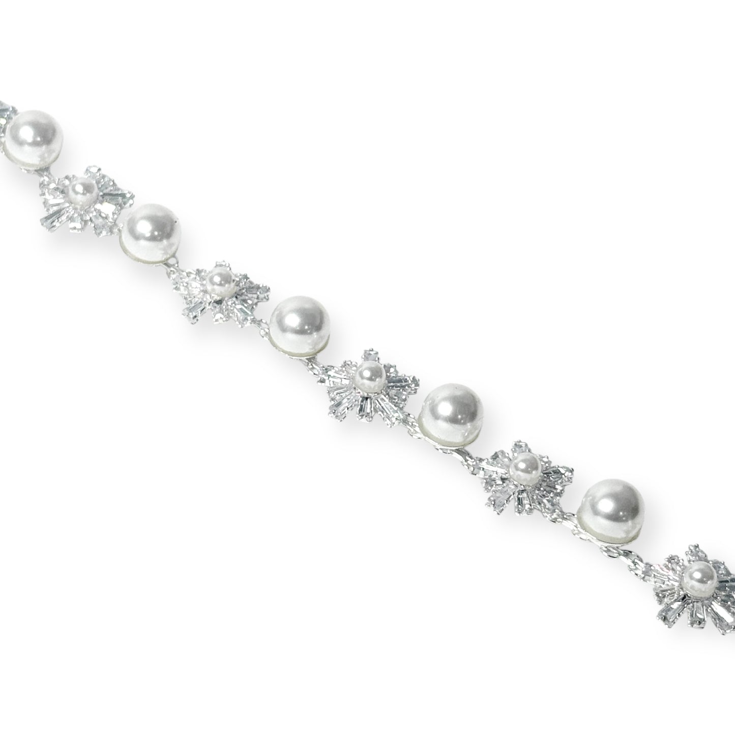 Rhinestone Pearl Trim by yard LSM-175-6Y