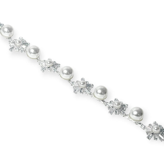 Rhinestone Pearl Trim by yard LSM-175-6Y