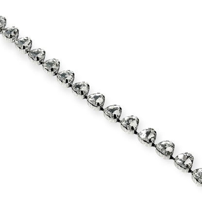 Rhinestone Trim by yard 10MM*Heart-10Y