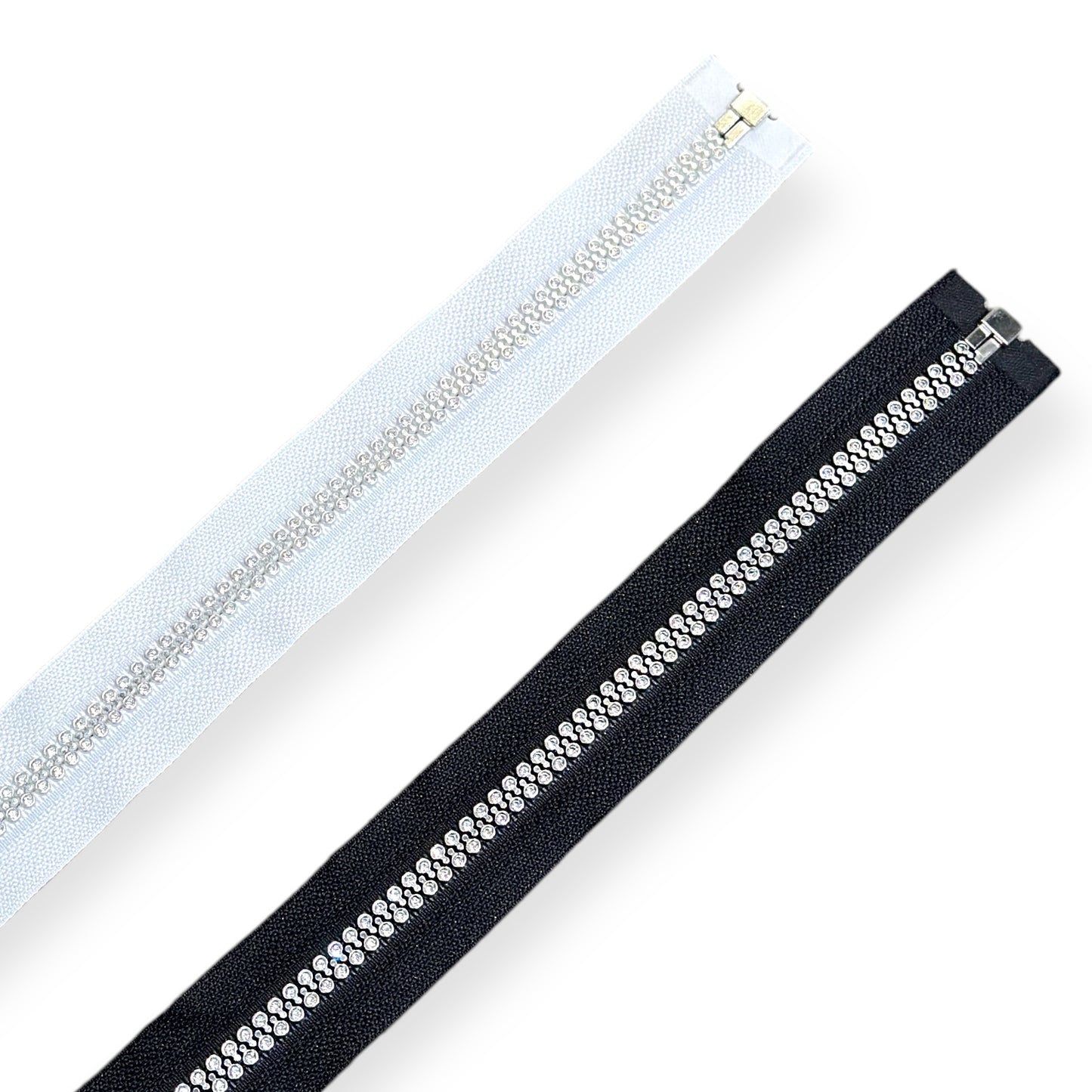 Rhinestone Zipper Circle 22 inch (56cm) 2 units/pack