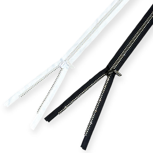 Rhinestone Zipper Circle 22 inch (56cm) SS10 1 units/pack