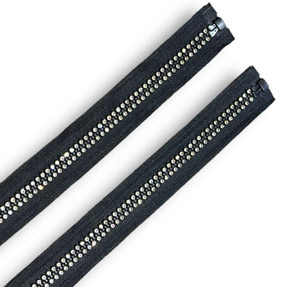 Rhinestone Zipper Circle 22 inch (56cm) SS10 1 units/pack