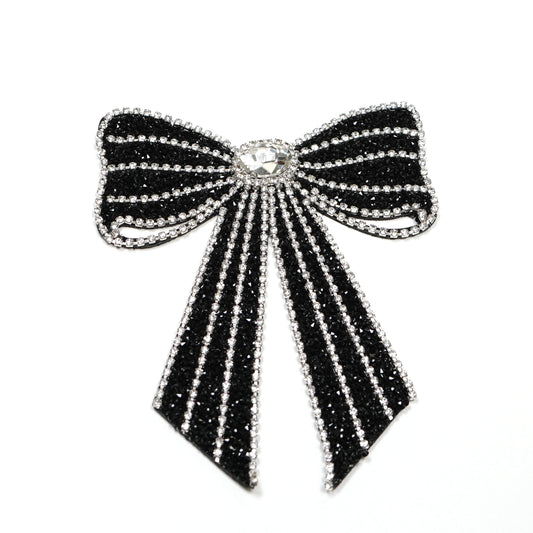 Rhinestones Bow sew on 2404