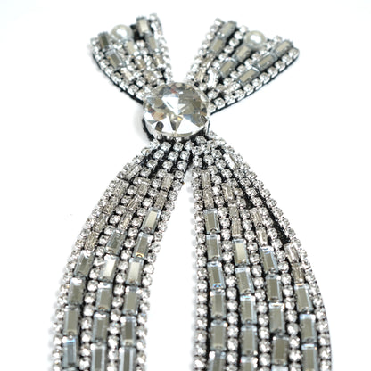 Rhinestones Bow sew on 2405