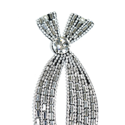 Rhinestones Bow sew on 2405