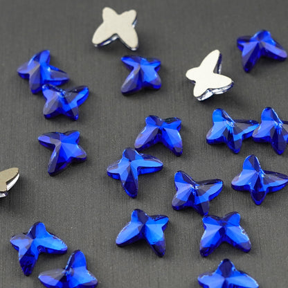 Butterfly shape Rhinestone 7x8mm NON Hot-fix Mini Bag 2502