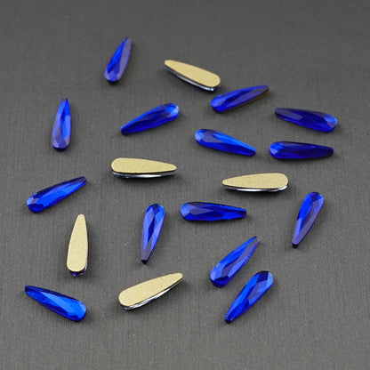 Rain Drop Shape Rhinestone 2x6mm NON Hot-fix Mini Bag 2538