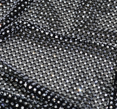 Power Mesh Polyester Rhinestone Fabric - Burgundy - 4 Way Stretch Power  Mesh Fabric Crystal Stones By Yard