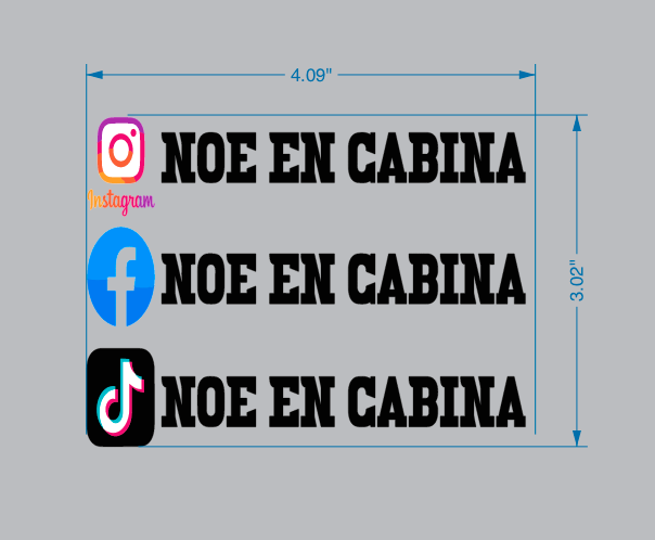 Noe En Cabina Custom DTF Design