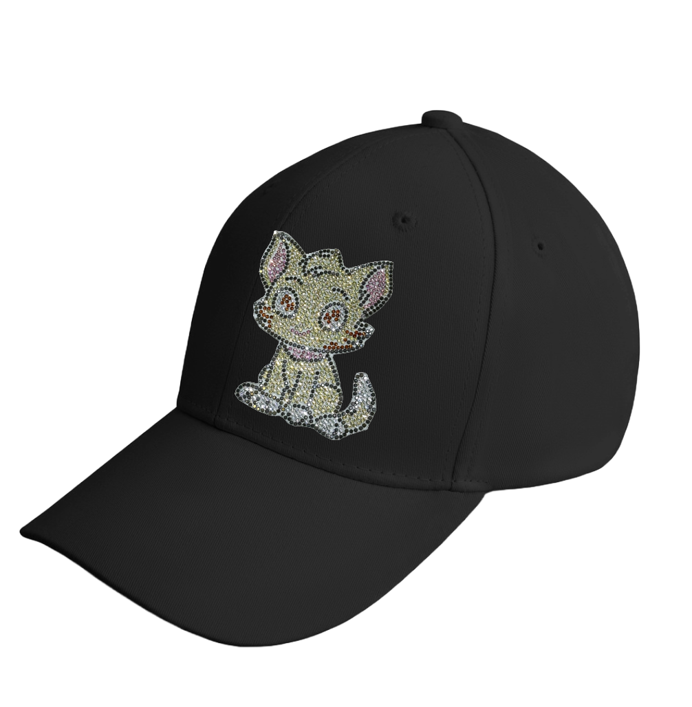 Kitty Rhinestone Patch 2412