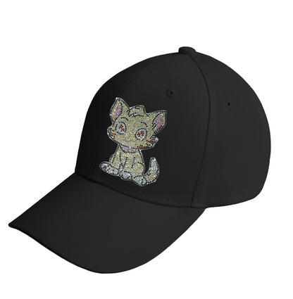 Kitty Rhinestone Patch 2412