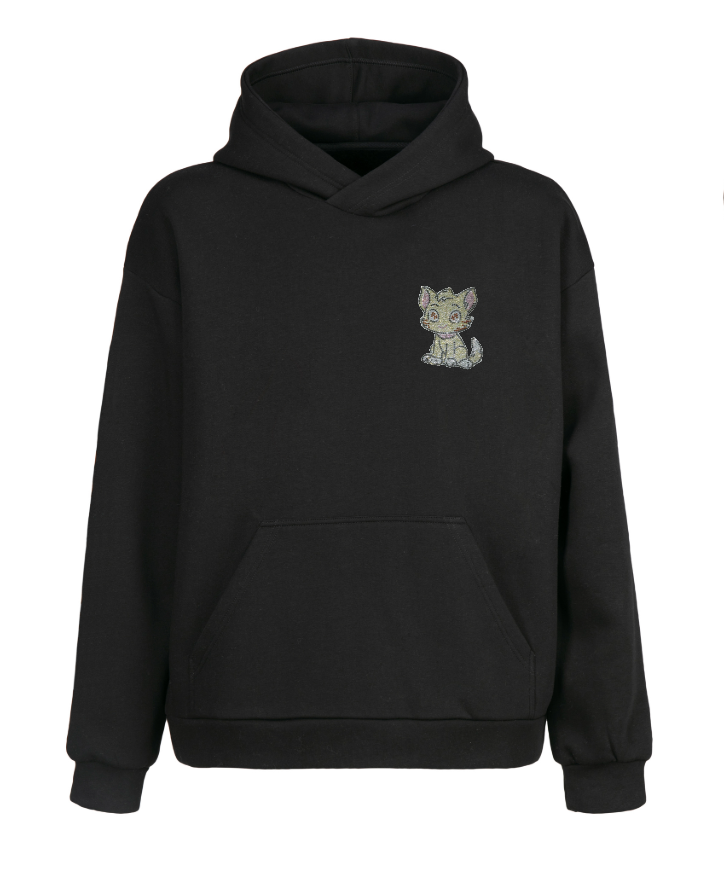 Kitty Rhinestone Patch 2412