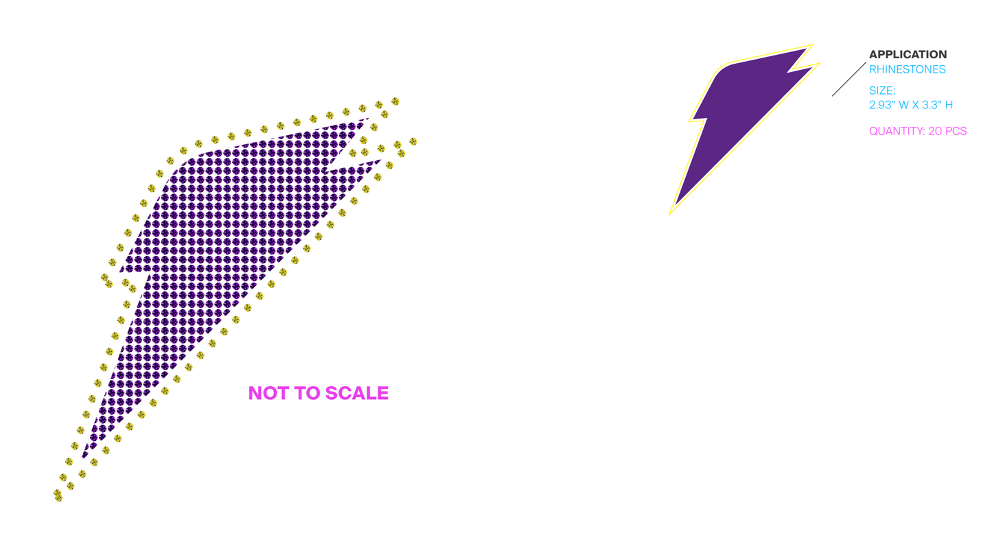 Gatorade Custom Rhinestone Design