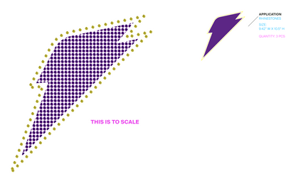 Gatorade Custom Rhinestone Design