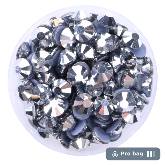 CrystAX Silver Hematite Hot-fix Pro Bag
