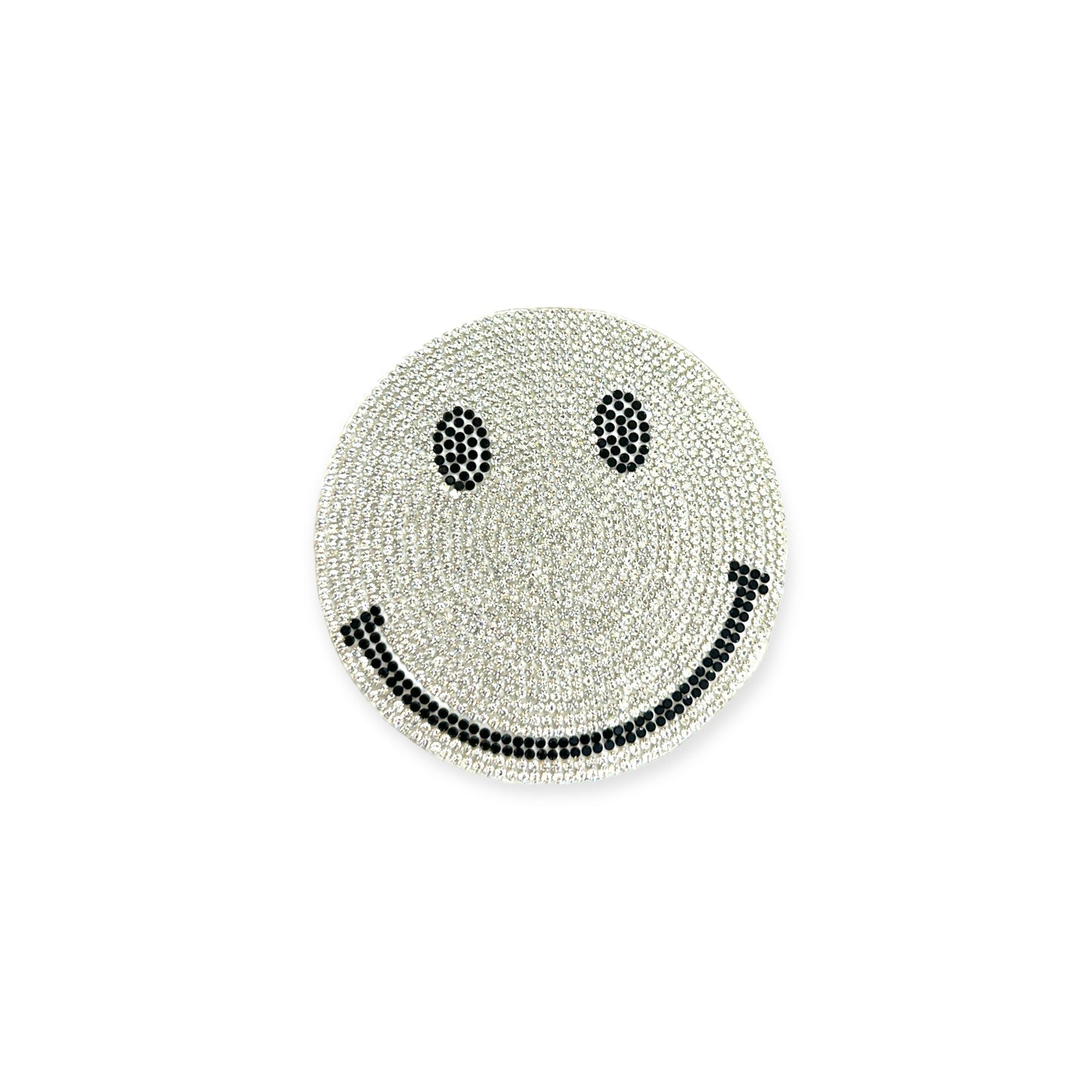 Smiley Face Hot-fix Rhinestone Patch 2201