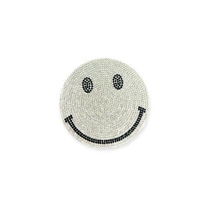 Smiley Face Hot-fix Rhinestone Patch 2201