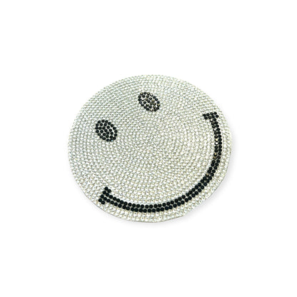Smiley Face Hot-fix Rhinestone Patch 2201