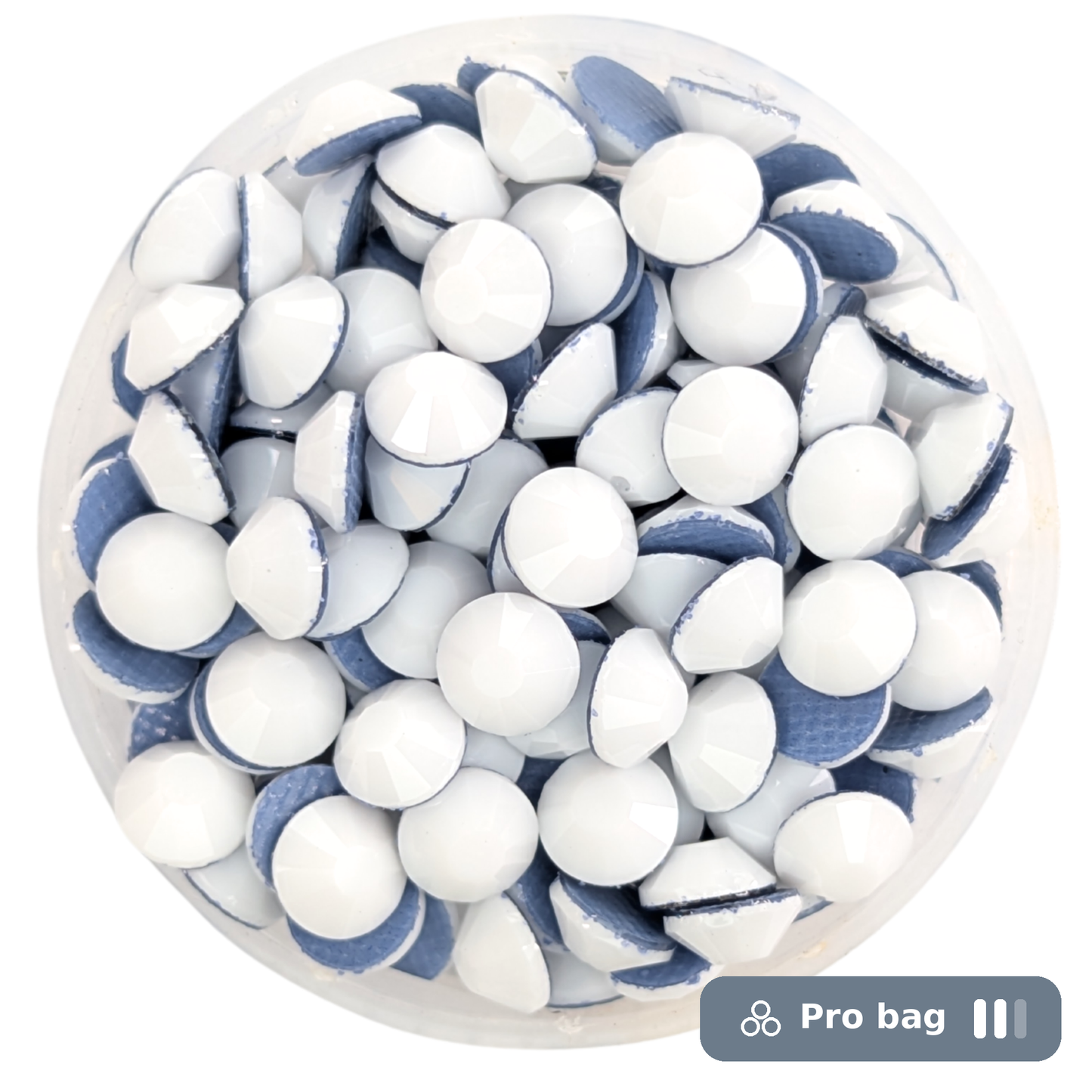 Solid White Hot-fix Pro Bag **