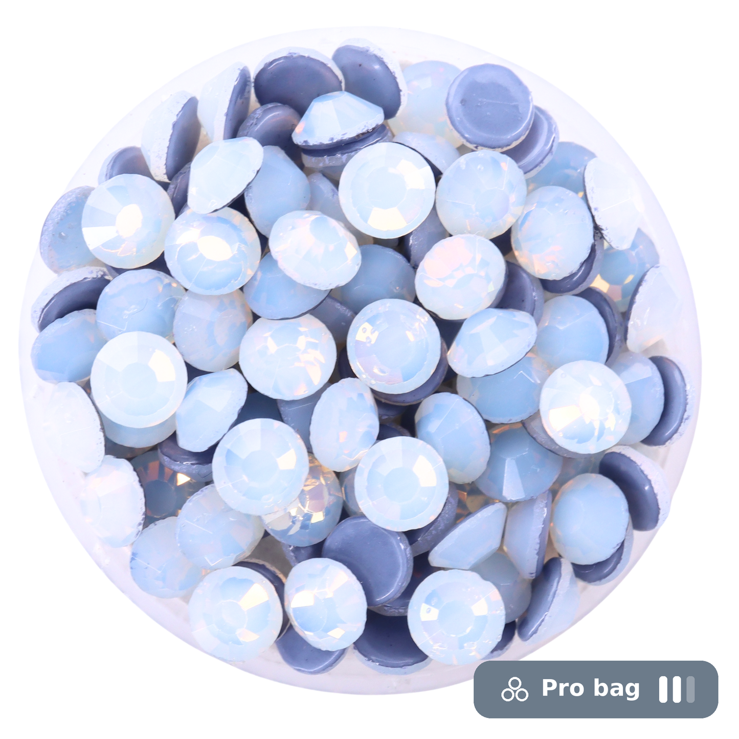 CrystAX White Opal Hot-fix Pro Bag