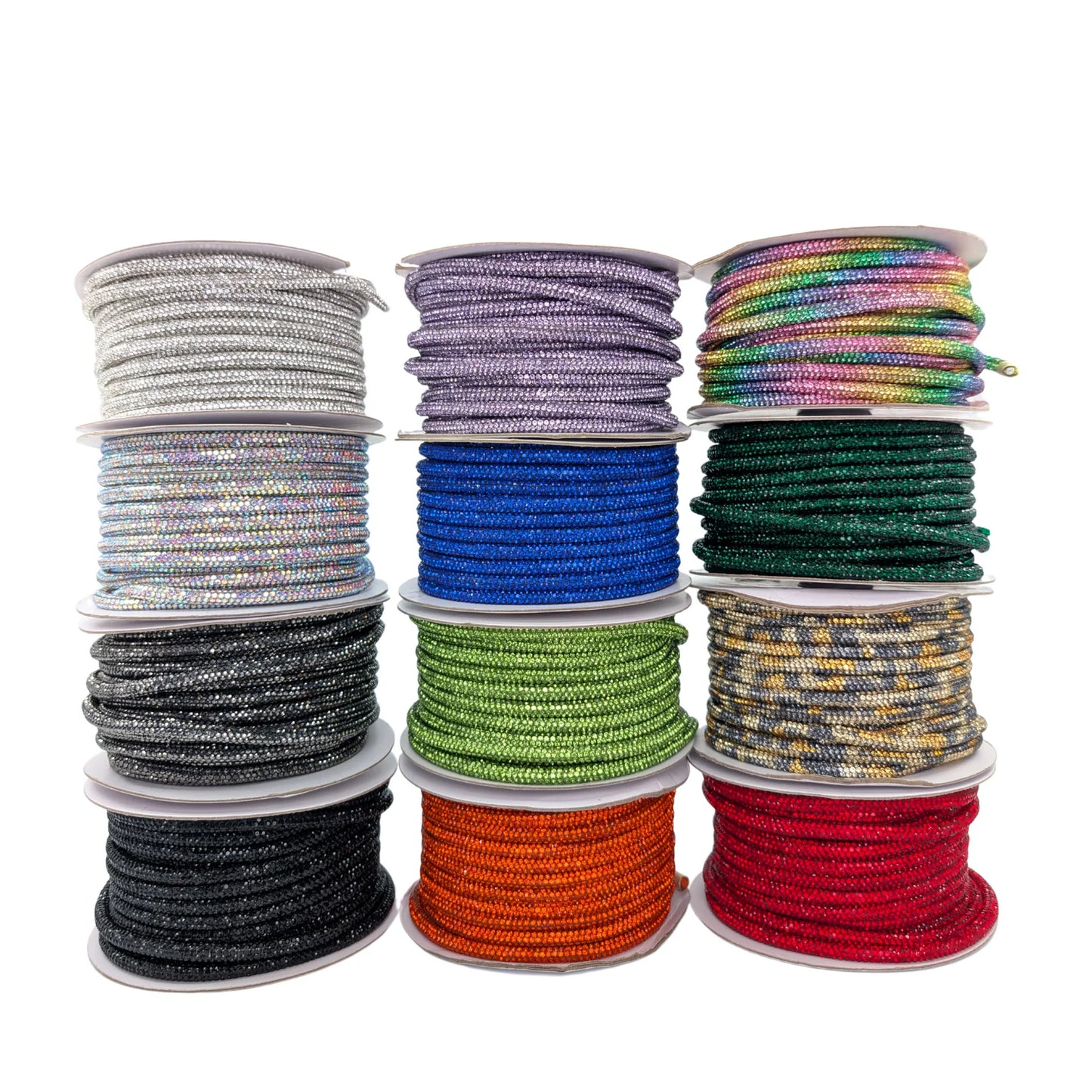 6MM Rhinestone Rope By Roll | 20 Yards
