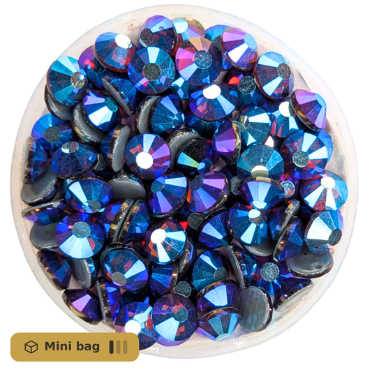 CrystAX Amethyst AB Hot-fix Mini Bag