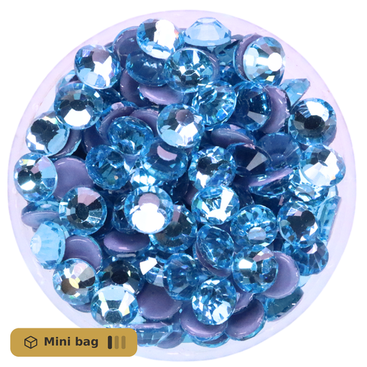 CrystAX Aquamarine Hot-fix Mini Bag