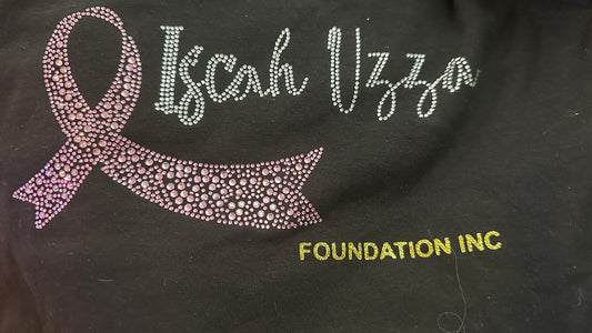 Iscah Uzzah Custom Rhinestone Design | Crystal, Pink