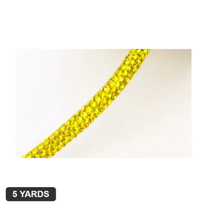 6MM Rhinestone Rope - Citrine (Yellow) - 5 Yards