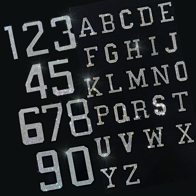 Collage Font Letters - Numbers