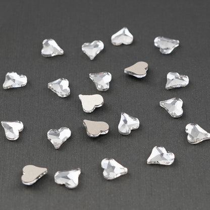 Curvy Heart 6x7mm NON Hot-fix Mini Bag 2572