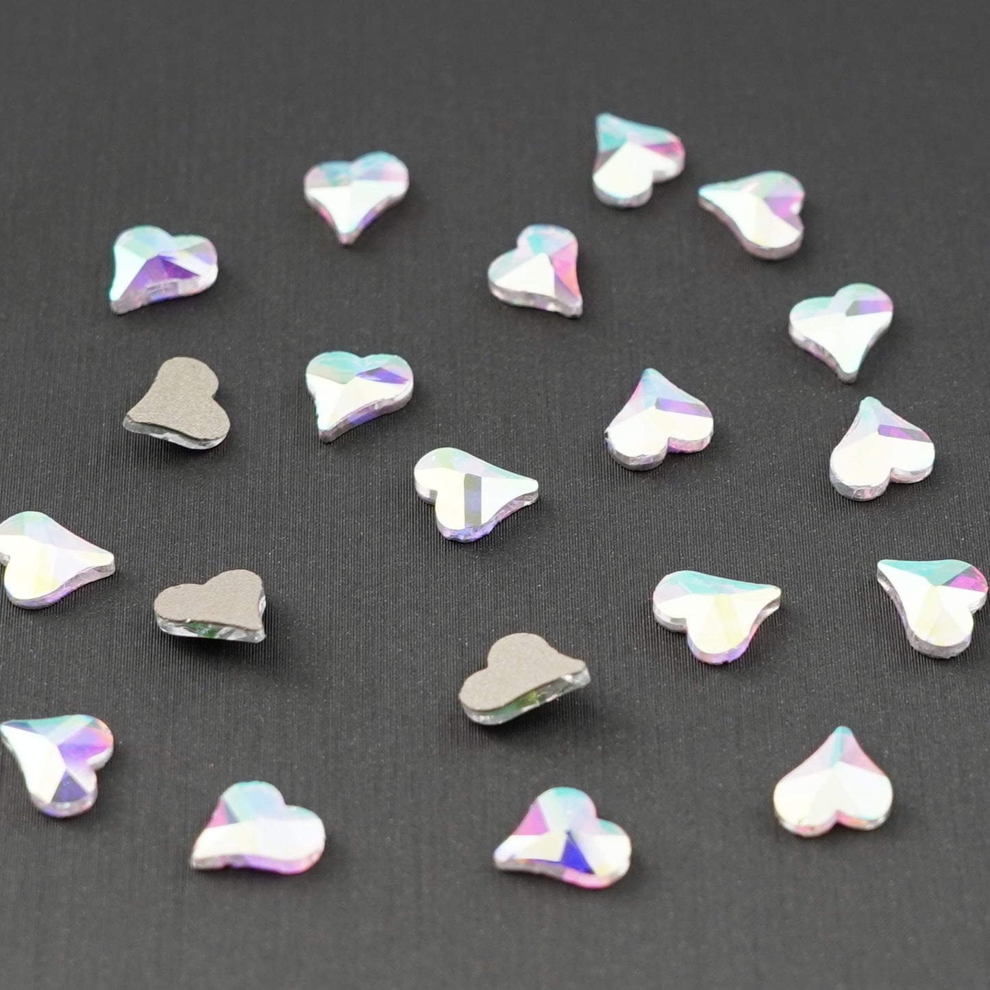 Curvy Heart 6x7mm NON Hot-fix Mini Bag 2572