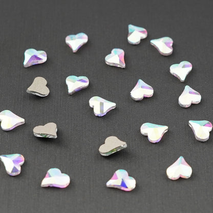 Curvy Heart 6x7mm NON Hot-fix Mini Bag 2572