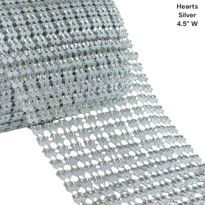 Sparkly Plastic Shaped Trims – Flower, Heart & More | Stitch or Glue On | Lightweight Decorative Trim