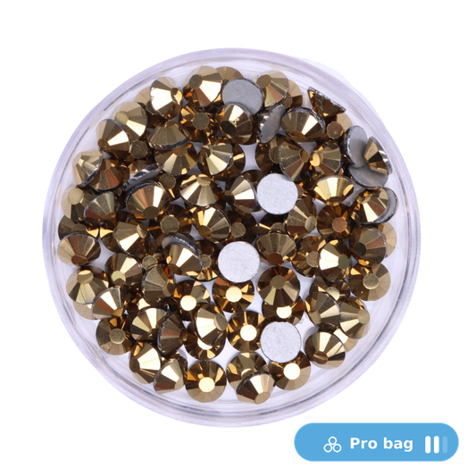 CrystAX Gold Hematite Non Hot-fix Pro Bag