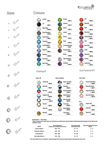 Crystal Moonlight Hot-fix Rhinestone | CrystAX **